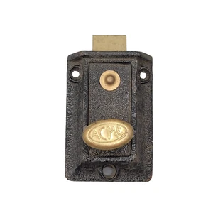 Vintage ACME Surface Rim Night Latch No Keeper Reclaimed Salvage No Lock - Picture 1 of 6