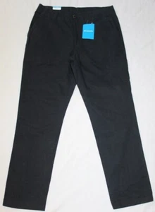 Nuevo Hombre COLUMBIA Pantalón Negro Talla 32 X 30 Recto - Imagen 1 de 2