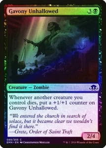 Gavony Unhallowed FOIL Eldritch Moon NM Black Common MAGIC MTG CARD ABUGames - Picture 1 of 1