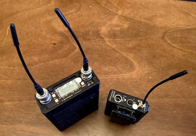 Lectrosonics Wireless Mic Set, UCR211 Diversity UHF Receiver, UM200C Transmitter - Image 1 of 4