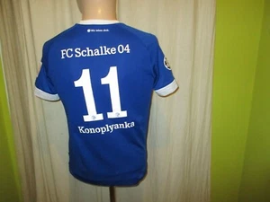 FC Schalke 04 umbro Heim Trikot 2018/19 "GAZPROM" + Nr.11 Konoplyanka Gr.164 Neu - Bild 1 von 8