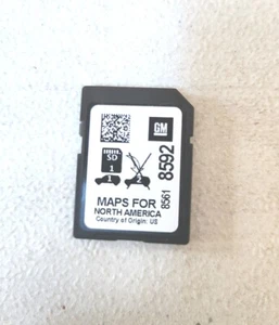 2020-2024 GM GMC CADILLAC NAVIGATION SD CARD 8561 8592 FACTORY GM PRODUCT - Picture 1 of 2