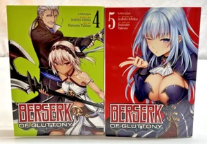 EUC Berserk of Gluttony Volume 4 & 5 English Manga Graphic Novels Anime Teen - Picture 1 of 8