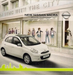 Nissan Micra Accessories 2010-2011 UK Market Sales Brochure - Picture 1 of 2