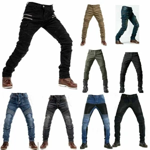 Herren Sommer Motorradhose Motorrad Jeans Hosen Atmungsakt inkl Protektoren Hose - Bild 1 von 35