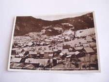 Aosta - Brusson panorama invernale sfondo Colle Joux - spedita f. g. 1942