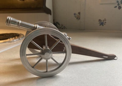 Military Cannon Aluminum Wood NICE - Image 1 of 4