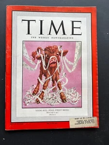 June 14, 1948 TIME MAGAZINE ~ Wall Street Bull Market ~ NICE! - Picture 1 of 2