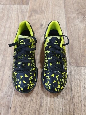 Kids Unisex Black  Polymer Synthetic  Laced-up  Sondico Trainers... - Image 1 of 4