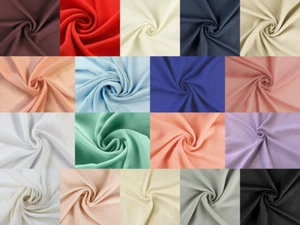 Spandex Chiffon 2-Wege leichtes Stretch Chiffon Stoff Imitation Seide 58/60" von Yard - Bild 1 von 19