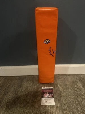 JARED VERSE SIGNED LOS ANGELES RAMS TOUCHDOWN PYLON AUTOGRAPHED JSA FSU AUTO - Image 1 of 3