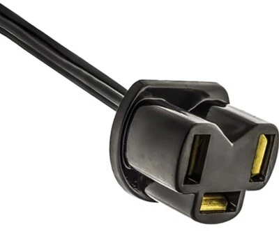 OER 3 Prong Headlamp Pigtail Socket For Buick Chevy Oldsmobile and Pontiac - Image 1 of 4