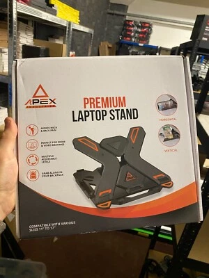 Premium Adjustable Portable Laptop Macbook Stand Riser 11" to 17" Phone Holder - Image 1 of 4