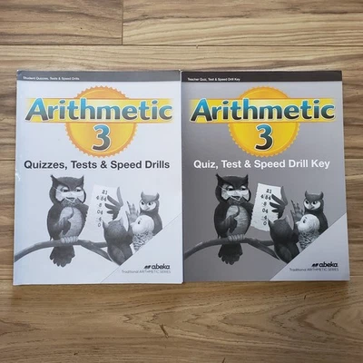 Abeka Arithmetic 3 Quizzes, Tests, And Speed Drills Workbook And Answer Key READ - Image 1 of 3