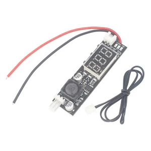 DC 12V PWM 2-3-Draht-LüFtertemperaturregler Drehzahlregler-Anzeigemodul für8862 - Afbeelding 1 van 10