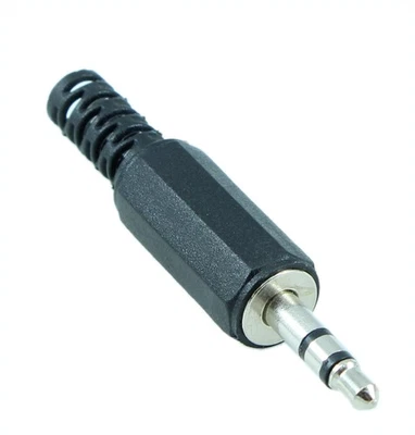 3.5mm Plug/Jack  Stereo TRS 3 Connector  Self Solder  Male - Image 1 of 2
