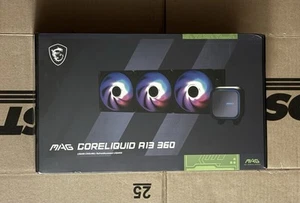 MSI MAG Coreliquid A13 360 Black - AIO ARGB Liquid Cooling *Sealed* - Afbeelding 1 van 2