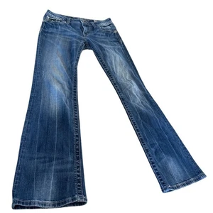 Miss Me dunkelblaue Boot Cut Jeans Damen 28/32 JP60638V - Bild 1 von 5