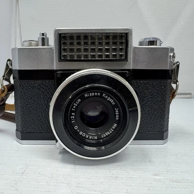 Nikkorex 35 Leaf shutter SLR Camera No.89387 Nikkor-Q 2.5/5cm - Изображение 1 из 4