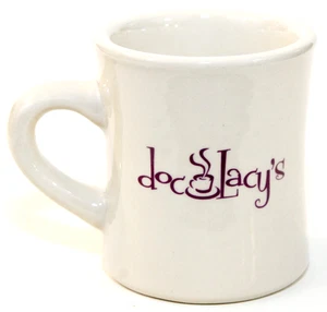 Doc Lacy's Mug Restaurant Ware Coffee House Bartlesville OK USA 8 Oz Diner Retro - Picture 1 of 4