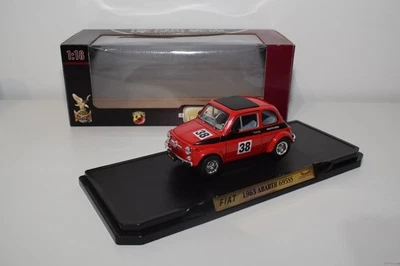 B94 1:18 ROAD SIGNATURE 92338 FIAT 1963 ABARTH 695SS 695 SS RED MIB - Photo 1/4