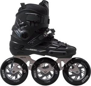 Patines en línea negros patines en línea unisex talla 44 - Roces EGO 3X110 TIF - Imagen 1 de 5