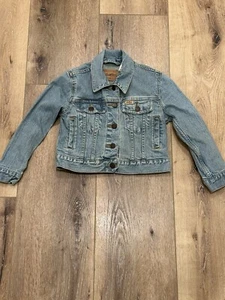 Levi Strauss Signature Jacket Girls Size Small Button Denim Jean Jacket - Picture 1 of 7