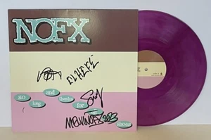 Band NOFX firmata così a lungo grazie per tutte le scarpe vinile LP Fat Mike Melvin Hefe - Foto 1 di 4