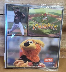 ISOTOPES BASEBALL NOTEBOOK PAPER 3 RING BINDER NEW! ALBUQUERQUE COLORADO ROCKIES - Picture 1 of 4