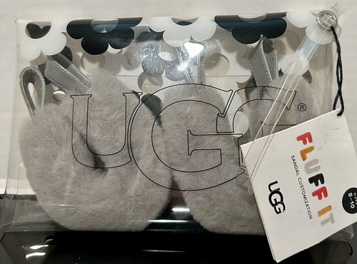 UGG Fluff It Soffici cinghie Tacco Rimuovibili in Pelle di Pecora per Infradito 8 10 Sigillo