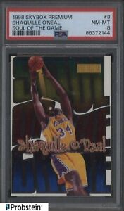 1998-99 Skybox Premium Soul Of The Game #8 Shaquille O'Neal Lakers HOF PSA 8