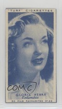 1948 Turf Film Favourites Tobacco Gloria Henry #20 z6d