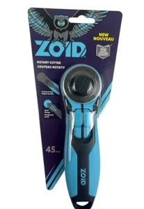 Zoid Taglierina Rotante 45mm Manico Soft Touch Tessuto Artigianato Fai da Te Impugnatura Morbida - Foto 1 di 9