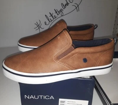Nautica Kid's Slip-On Casual Shoe Sneaker Akeley TAN toddler size 11 - #trl8 - Image 1 of 3
