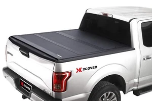 Xcover Low Profile Hard Folding Truck Bed Tonneau Cover, Compatible with 2019... - Picture 1 of 6