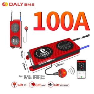 Daly SMART BMS 100A 5S 12V LTO Common Port with Balance + Bluetooth Module FS - Picture 1 of 15