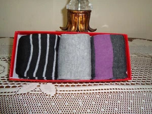 3 Pair MEN'S SOCKS Boxed Sz 10-13 - Picture 1 of 4
