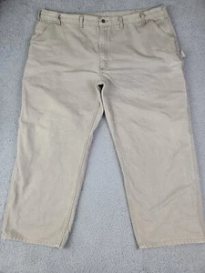 Pantalones de carpintero de trabajo Carhartt B11-DES 50X30 beige/bronceado para hombre USADOS - Imagen 1 de 17