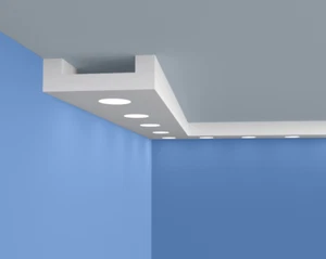(4 meter) - Deckenleisten, Stuckliesten LED, LED Zierleiste Stuckleiste - Bild 1 von 7