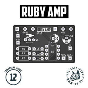Ruby Amp PCB – Build your own guitar Amplifier - Five Cats Pedals - Picture 1 of 3