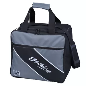 KR Strikeforce Fast Single Black/Charcoal 1 Ball Bowling Bag - Picture 1 of 1