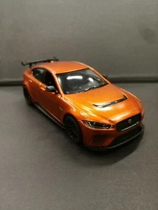 Jaguar XE SV Project 8 Orange Kinsmart Toy Car Model 1/38 Scale Diecast Metal - Picture 1 of 2