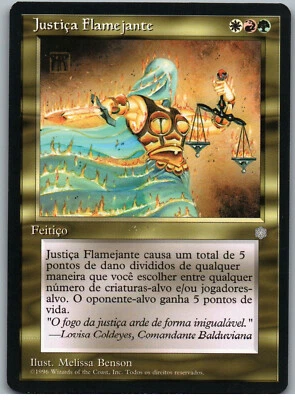 Fiery Justice | MtG Magic Ice Age | Portuguese | NM - Image 1 of 2