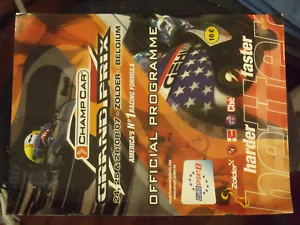 20$$ Programme Official Grand Prix CHAMP CAR 26/08/2007 ZOLDER Belgique - Picture 1 of 1