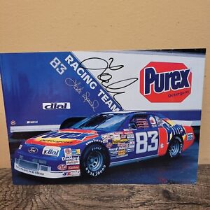 VTG1990s Beautiful Autographed Lake Speed Giant Postcard Print #83 DIAL/PUREX