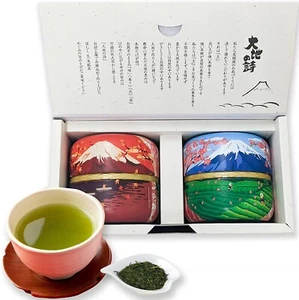 Japón Shizuoka Té Regalo Fuji Calendario Lata 80g x 2 Caja Set Regalo Té Verde Matcha - Imagen 1 de 7