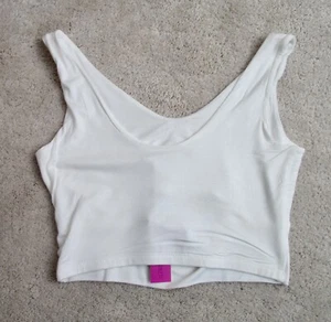 MIXOLOGY JAC PARKER Crop top donna lettino bianco taglia small - Foto 1 di 2
