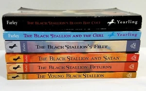Walter Farley Black Stallion Series 6 Books Paperback Mixed Lot Yearling Edition - Bild 1 von 8