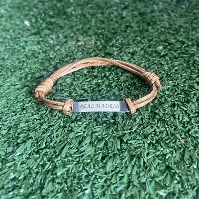 Pulsera ajustable Real Madrid (acero inoxidable). Foto 1 de 3