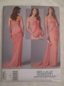 Vogue 2890 Bellville Sassoon Designer Original Dress Pattern 8-12 Bridal Wedding - Picture 1 of 3